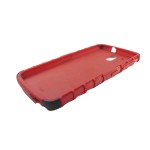 Funda Protector TPU Mixto HTC 526 Rojo / Negro  c/pie (15004454) by www.tiendakimerex.com
